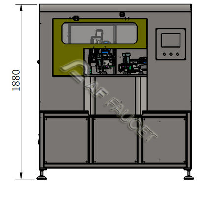 RTAF-RB0408-4-스핀들 8 스테이션 붓기 작은 부품 CNC 와이어 드래잉 머신